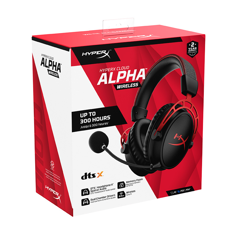 HYPERX阿尔法无线DTS音游戏耳机