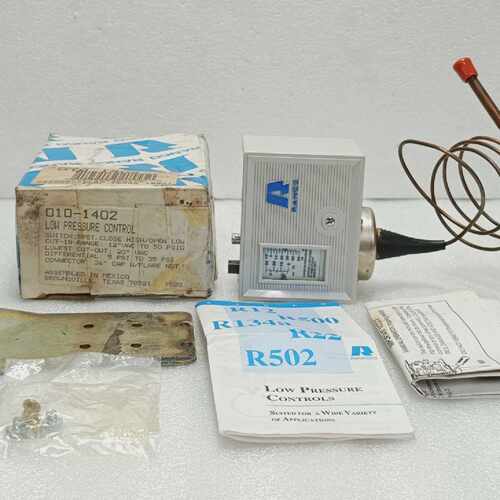 RANCO O10-1402 SINGLE LOW PRESSURE CONTROL 12IN HG TO 50 PSI