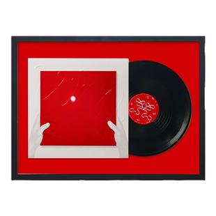 黑胶唱片展示相框CD专辑音乐装饰收纳框架挂墙封面装裱框大尺寸