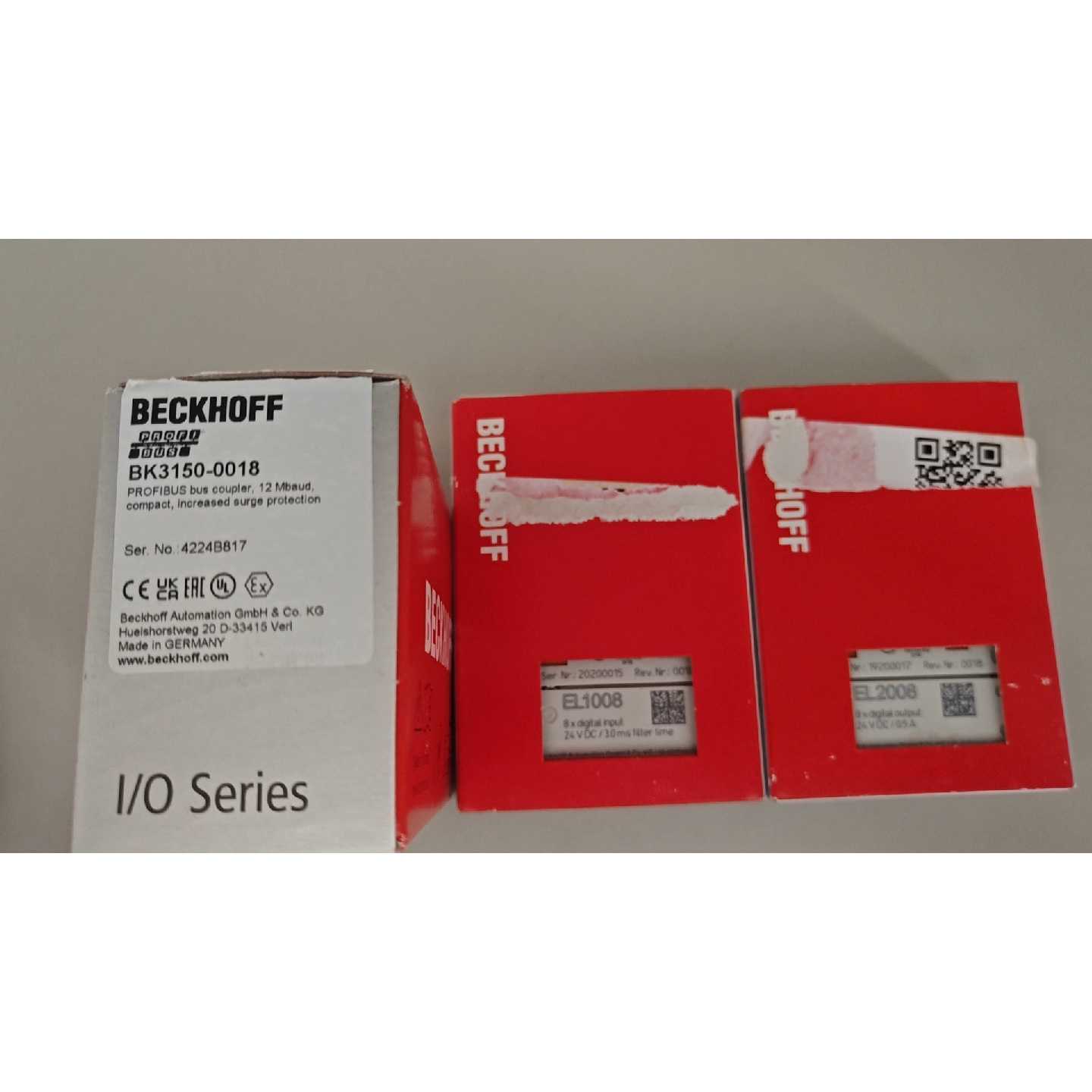 议价-倍福BK3150和EL1008和EL2008模块,全