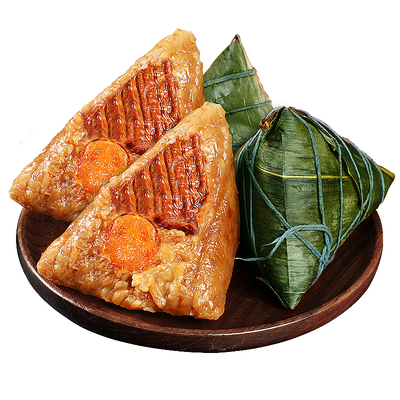 礼盒装咸蛋黄蛋黄鲜肉蜜枣粽子