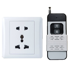 空调热水器86型118型墙壁5孔10A插座面板可穿墙无线遥控开关包邮