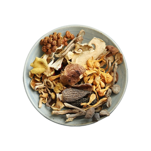 100克/包七彩菌汤包干货煲汤羊肚菌虫草花竹荪特产新鲜菌菇包炖汤