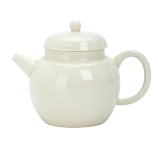 草木灰釉茶壶陶瓷功夫茶具带球状过滤孔小巧壶单壶家用泡茶器高档