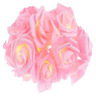 led浪漫玫瑰花彩灯串灯室内求婚生日布置网红房间七夕情人节装饰