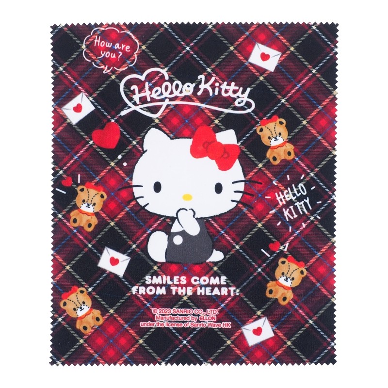香港三丽鸥正版kitty库洛米卡通鲁鲁家族眼镜布 手机屏幕清洁擦布