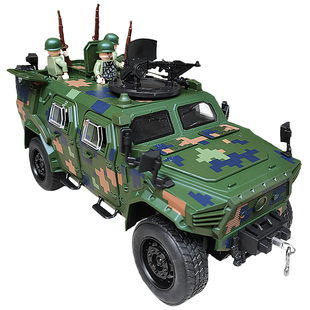 大号合金东风猛士装甲车模型军车越野车儿童玩具战车男孩军事汽车
