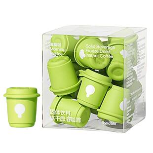 fiboo她练黑咖啡清晨咖0无蔗糖提高代谢减运动冻干美式速溶咖啡粉