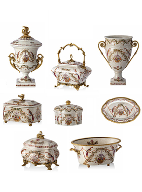 奢华纯铜摆件欧式客厅美式法式