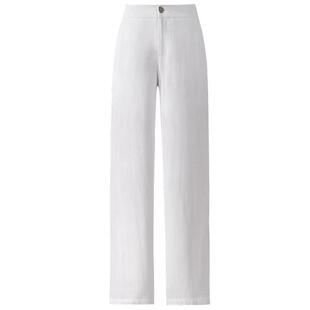 以利曼贝棉麻阔腿裤女夏季薄款小个子高端纯亚麻女裤女式夏天裤子