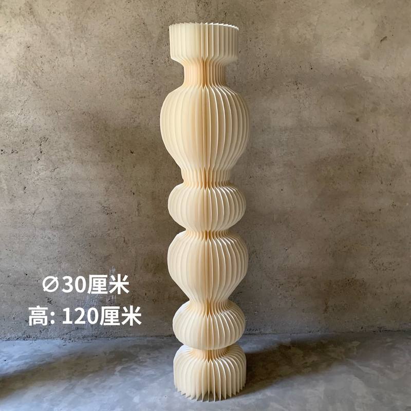 婚庆柱子诧寂风加密款折叠甜品台折纸柱子气球派对宝宝宴求婚路引