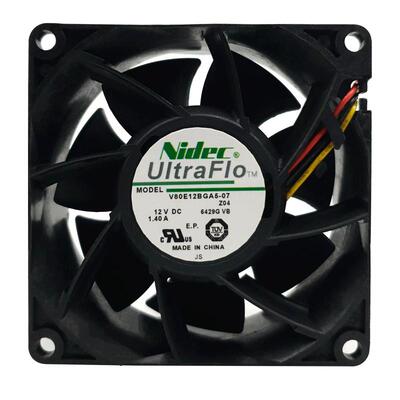 V80E12BGA5-07 12V 1.4A 2U服务器万兆软路由8大风量散热暴力风扇