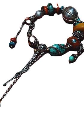 承李李原创设计风镶嵌流苏手串