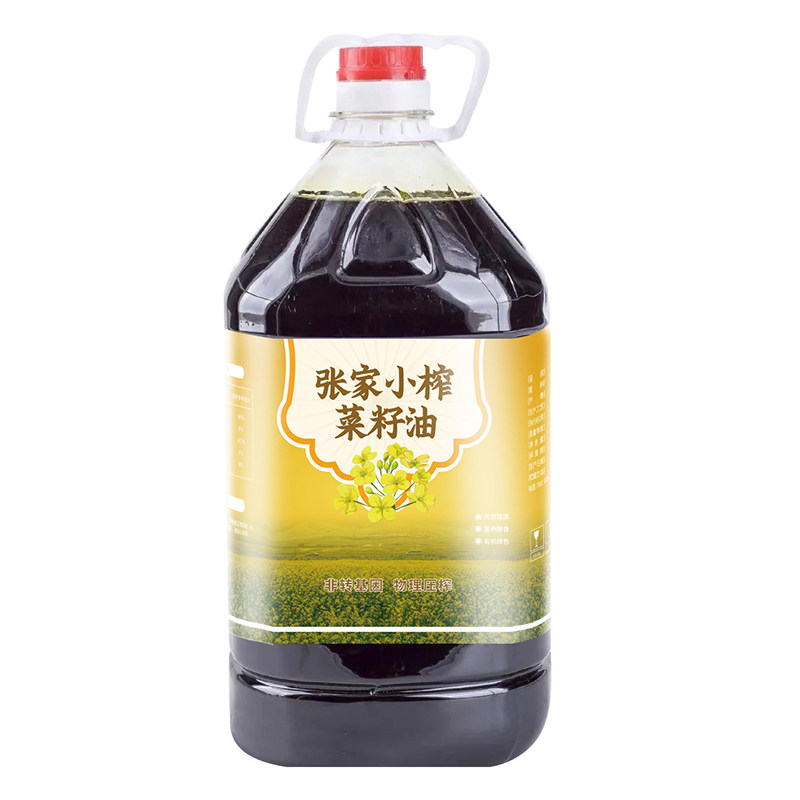 农家土榨菜籽油5L9.2斤物理0添加