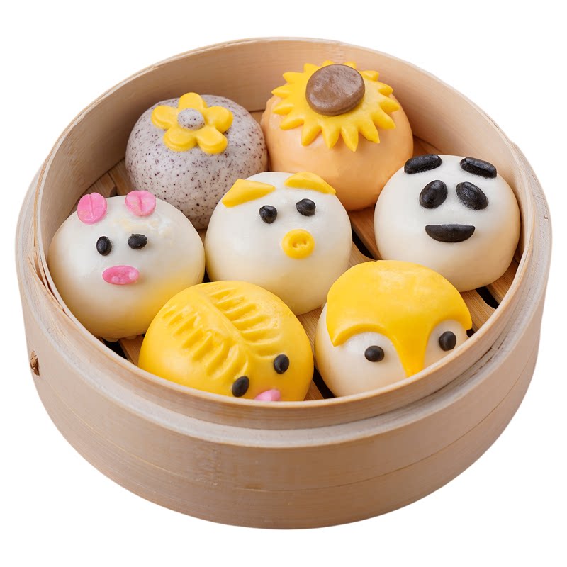 卡通包子馒头儿童早餐半成品