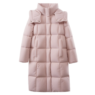 雅鹿2026加厚过膝女保暖羽绒服