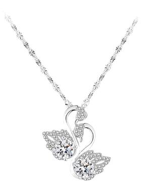 女铜不锈吊坠不掉色，不划脖子