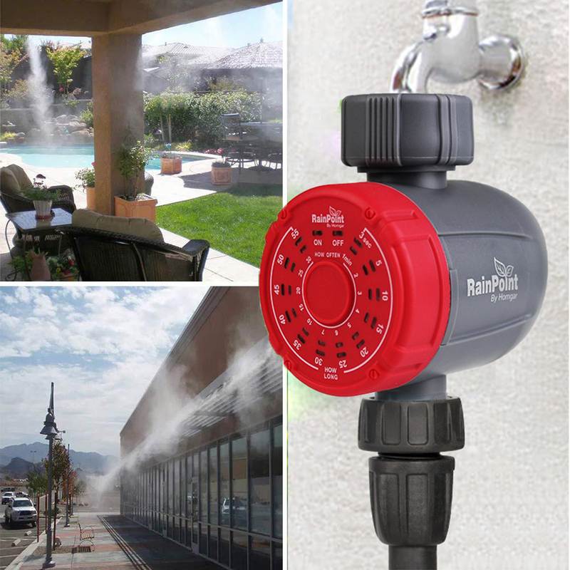 定时灌溉阀浇花器 自动雾化控制器  微喷冷却喷雾 新品