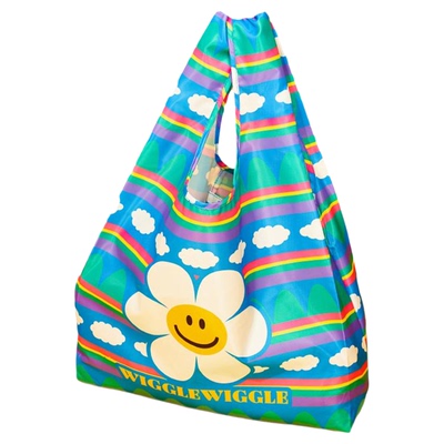 wiggle wiggle购物袋折叠超市便携女大容量多功能环保收纳手提袋