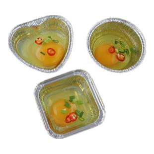 锡纸盒子铝箔碗心形锡箔纸盒烤鸡蛋烧烤生蚝蛋糕焗红薯模具带盖