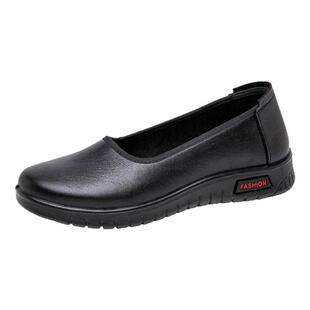 老北京布鞋女款女士酒店客房服务员保洁黑色工作鞋久站不累平底鞋