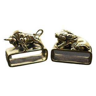 黄铜十二生肖皮带环纯铜皮带圈龙皮带环生肖配件腰带固定介子尾夹