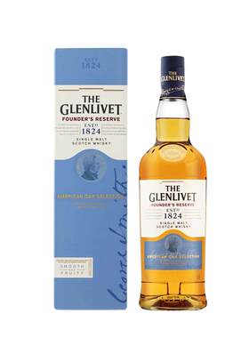进口洋酒 Glenlivet 格兰威特1824创始人甄选单一麦芽威士忌