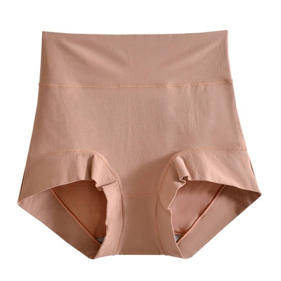 高腰收腹提臀纯棉内裤女