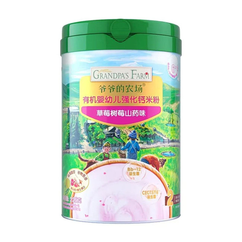 爷爷的农场婴儿有机高铁米粉婴幼儿大米粉宝宝营养辅食米糊6月+