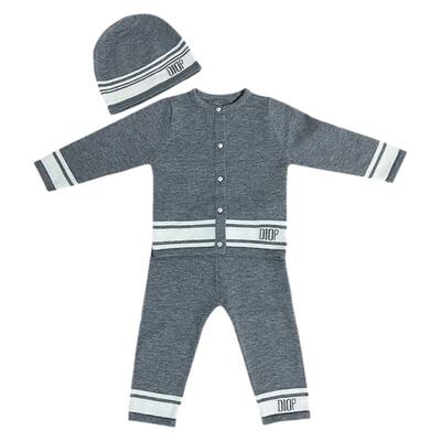 扣肉9月新品上午针织三件套装