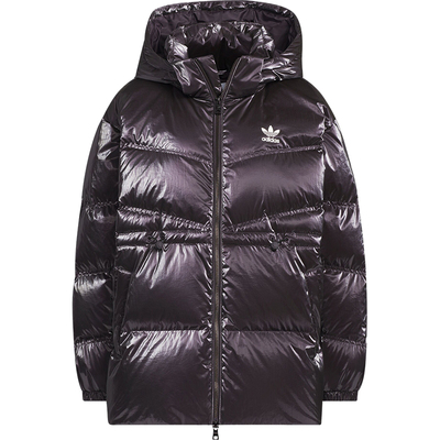 Adidas/阿迪达斯正品三叶草女士保暖仿皮运动羽绒服JD3780