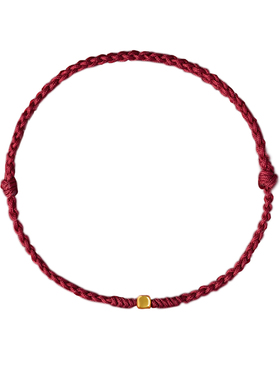 普陀山本命年黄金红手链