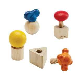 plantoys儿童百变拧螺丝组装玩具益智木制宝宝锻炼动手玩具礼物