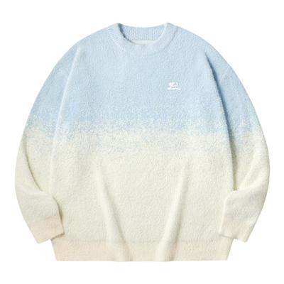 PSO Brand男装女装仿貂毛渐变针织衫毛衣慵懒女款外套情侣毛线衣