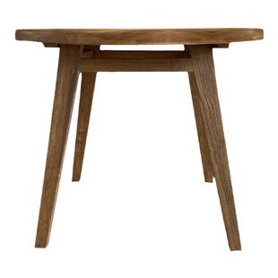 老榆木圆桌实木客厅现代简约茶几诧寂风原木民宿家用阳台茶桌个性