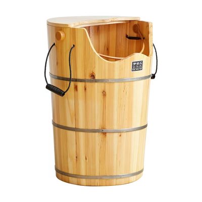 泡脚木桶加热熏蒸泡脚木桶过小腿