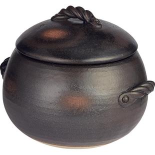 【自营】日本进口土锅万古烧家用煲汤老式耐高温燃气土锅三岛砂锅