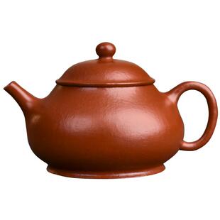 全纯手工原矿朱泥大红袍紫砂壶泡茶壶家用功夫茶具小品潘壶100cc
