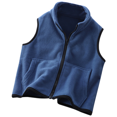 秋冬款儿童摇粒绒马甲保暖