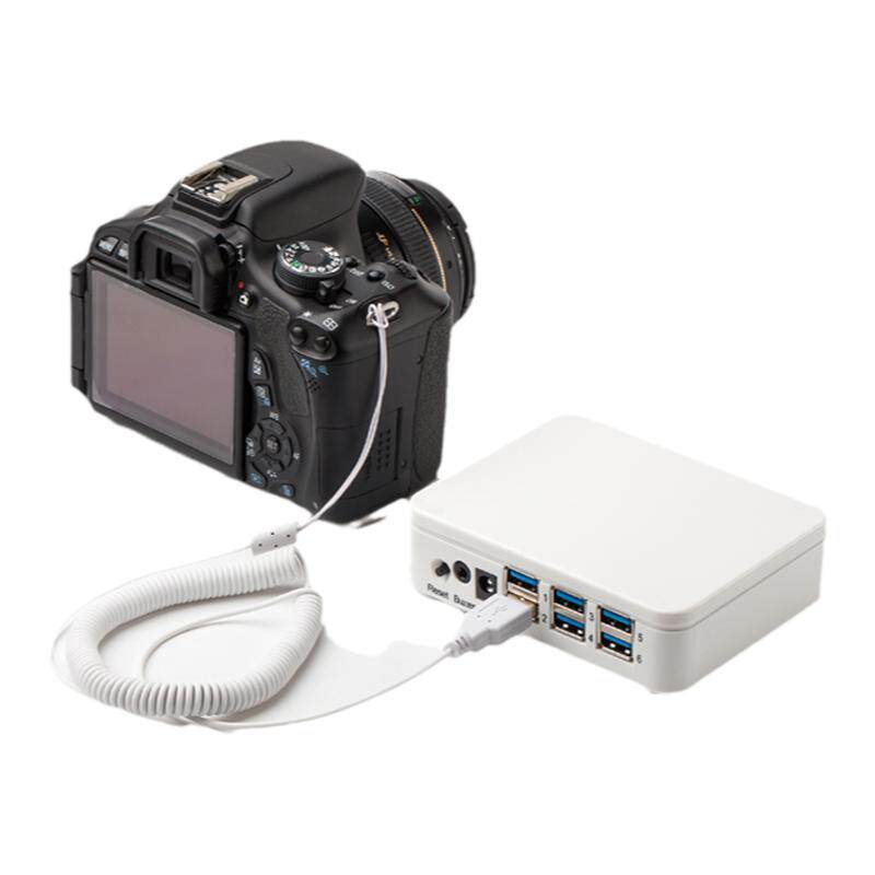 新品智能手表防盗报警器多路主机Iwatch手环相机耳机套绳展示弹簧