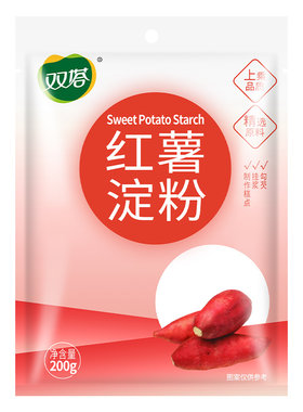 双塔红薯淀粉食用勾芡凉粉红苕粉