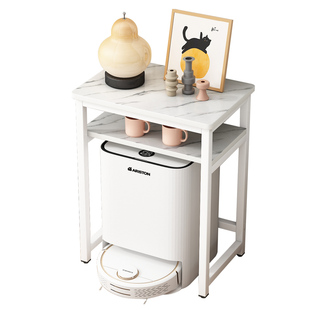 扫地机器人置物架鱼缸架子专用架落地沙发边几饮水机小桌子收纳架