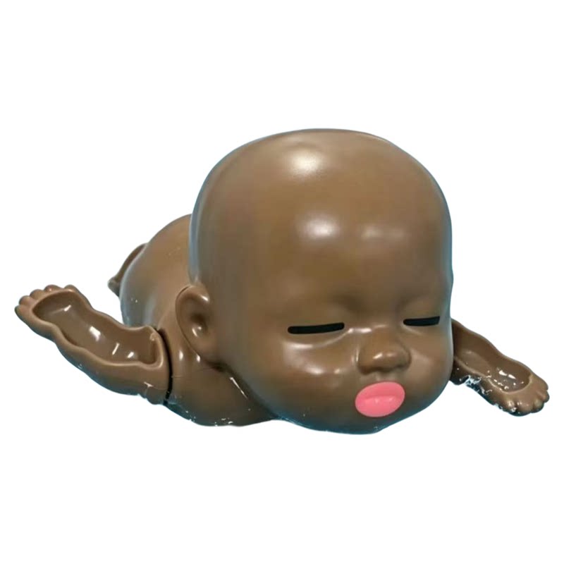 小黑人娜塔莎宝宝洗澡喷水玩具