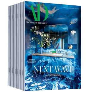 【单期可选】AD Architectural Digest 美国建筑辑要 2023/2024/2025年月刊家居设计英语杂志