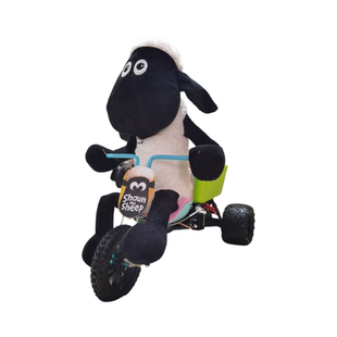 新款小羊肖恩脚踏玩具车爆款手工RC遥控车无线玩具车无极变速后驱