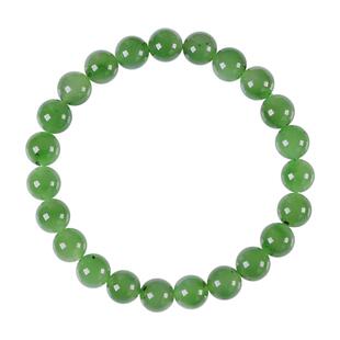 和田玉碧玉手串亲宝水晶天然苹果绿碧玉手链女玉石饰品散珠