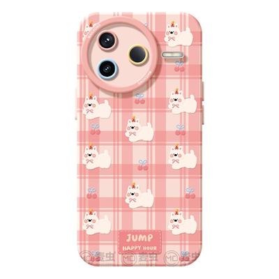 适用红米k80手机壳女款k90pro保护套小米k40s全包硅胶k70至尊版redmi防摔k60por磨砂西高地k50可爱粉软80外壳