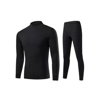 长袖男简约双面磨绒自发热自发热