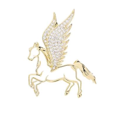 飞马胸针女高档个性胸花