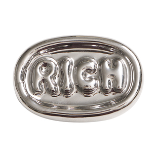 星翡新型创意高级感银色拉手衣柜门抽屉橱柜把手陶瓷圆形单孔法式